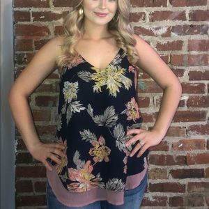 Floral dress tank